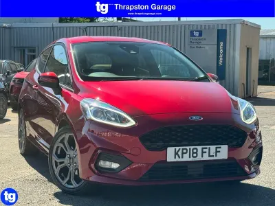Second-hand Ford Fiesta ST-Line 125 CP (91 kW) 2017 Roșu Hatchback