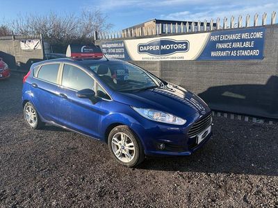 Used Ford Fiesta Zetec 75 HP (55 kW) 2014 Blue Hatchback