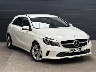 Used Mercedes A180 Premium 109 HP (80 kW) 2017 White Hatchback