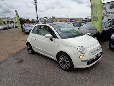 Used Fiat 500 Lounge 69 HP (50 kW) 2015 White Hatchback