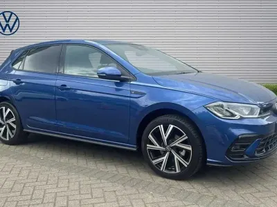 Used VW Polo R-line 115 HP (84 kW) 2025 Blue Hatchback
