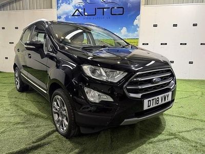 Used Ford Ecosport Titanium 125 HP (91 kW) 2018 Black SUV