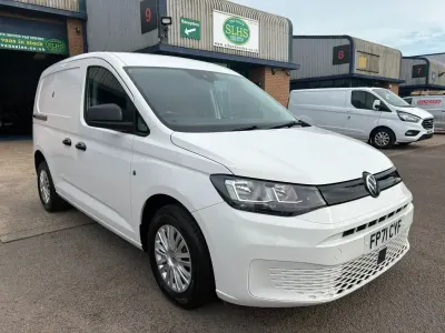 Used VW Caddy S 102 HP (75 kW) 2022 White MPV