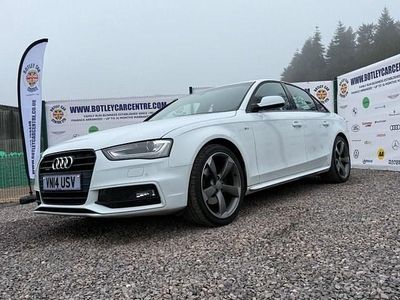 Used Audi A4 Black Edition 177 HP (130 kW) 2014 White Sedan