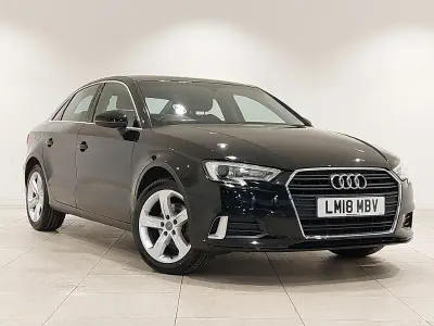 Used Audi A3 Sport 150 HP (110 kW) 2018 Black Sedan
