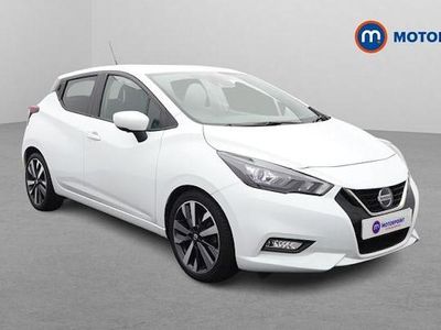 White Used 2022 Nissan Micra Tekna Hatchback | £14,649 (Expensive)