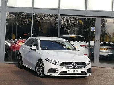 White Used 2020 Mercedes A180 Executive Hatchback | £17,698 (Fair price)