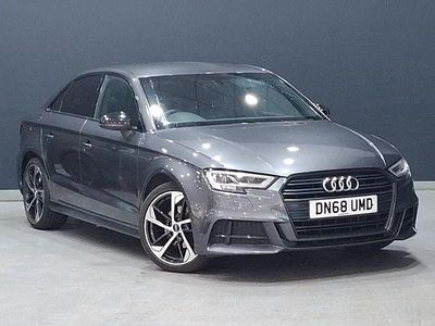Used Audi A3 Black Edition 150 HP (110 kW) 2018 Grey Sedan