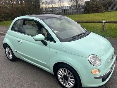 Used Fiat 500 Lounge 69 HP (50 kW) 2015 Green Hatchback