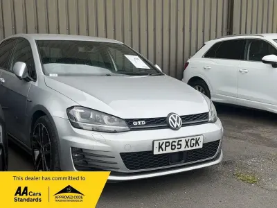 Used VW Golf VII GTD 181 HP (133 kW) 2016 Silver Hatchback