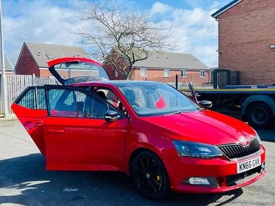 Used Skoda Fabia Monte Carlo 90 HP (66 kW) 2016 Red Hatchback