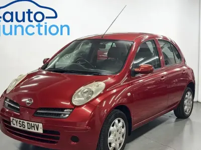Used Nissan Micra 87 HP (63 kW) 2007 Red Hatchback