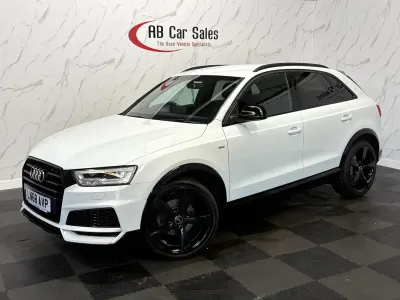 Used Audi Q3 Black Edition 150 HP (110 kW) 2018 White SUV