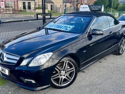 Used Mercedes E250 2011 Black Cabriolet