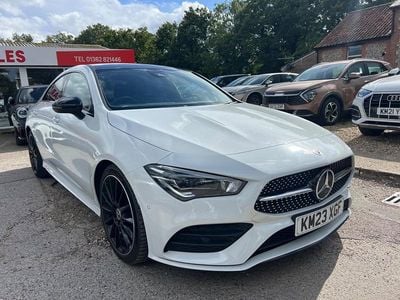 White Used 2023 Mercedes CLA220 AMG Line Premium Plus Sedan | £25,595 (Fair price)