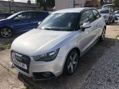 Used Audi A1 S-Line 105 HP (77 kW) 2012 Silver Hatchback