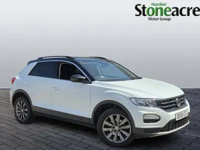 Used VW T-Roc SE 150 HP (110 kW) 2018 White SUV