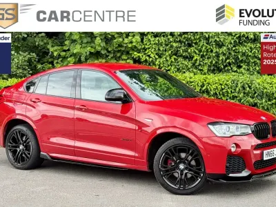 Used BMW X4 M Sport 190 HP (139 kW) 2016 Red SUV