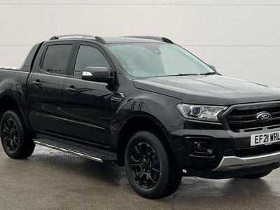 Black Used 2021 Ford Ranger Wildtrack Pickup | £15,495 (Good price)