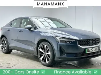 Begagnad Polestar 2 Long Range Single Motor 169 kW (231 HK) 2022 Blå Halvkombi