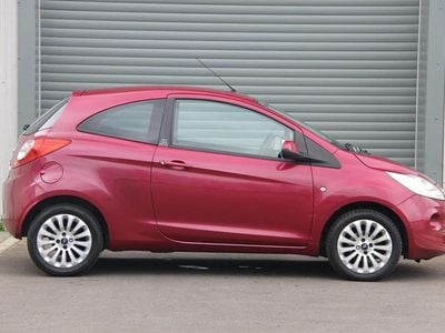 Used Ford Ka Zetec 69 HP (50 kW) 2013 Red Hatchback