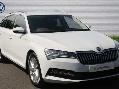Used Skoda Superb SE 150 HP (110 kW) 2023 White Estate