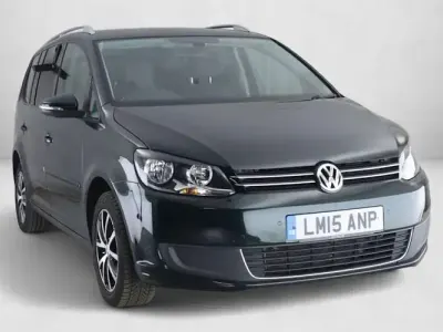 Used VW Touran SE 105 HP (77 kW) 2015 Green MPV