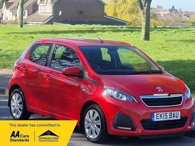 Used Peugeot 108 Active 68 HP (50 kW) 2015 Red Hatchback