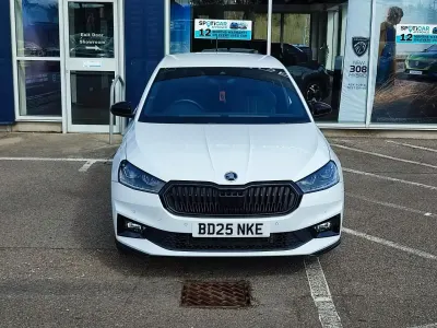 Used Skoda Fabia Monte Carlo 114 HP (83 kW) 2025 White Hatchback