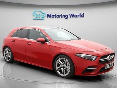 Used Mercedes A35 AMG Premium Plus 306 HP (225 kW) 2019 Red Hatchback
