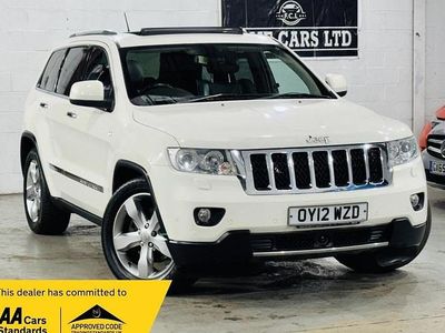 White Used 2012 Jeep Grand Cherokee Overland SUV | £7,500