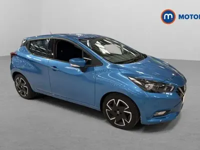 Used Nissan Micra Acenta 92 HP (67 kW) 2022 Blue Hatchback