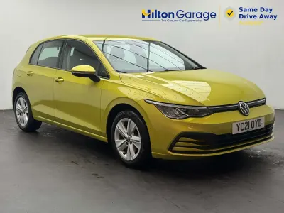 Used VW Golf VII Life 2021 Yellow Hatchback