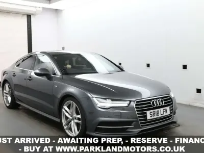 Used Audi A7 Black Edition 2018 Grey Hatchback