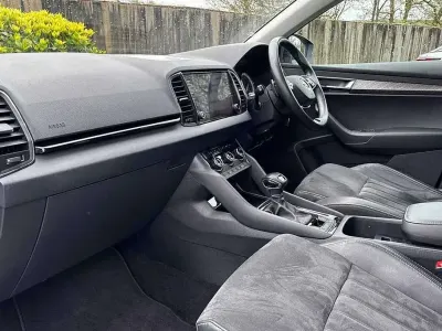 Gebraucht Skoda Karoq SE L 150 PS (110 kW) 2022 Blau SUV