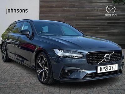 Used Volvo V90 R-Design 194 HP (142 kW) 2021 Blue Estate