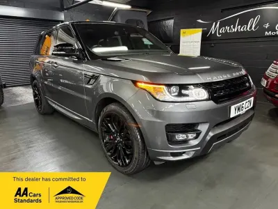 Second-hand Land Rover Range Rover Sport Autobiography Dynamic 510 CP (375 kW) 2016 Gri SUV