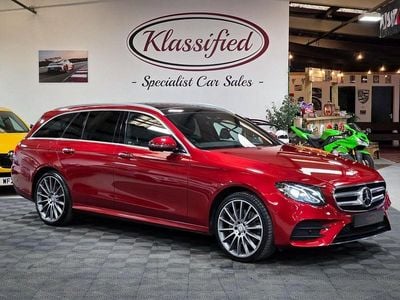 Used Mercedes E220 AMG Line Premium 2017 Red Estate