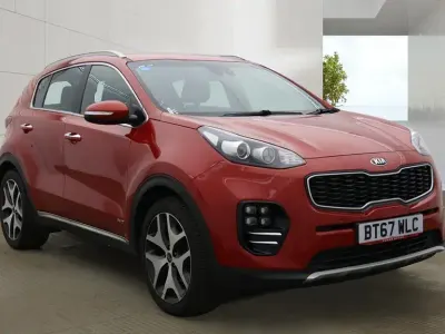 Używany Kia Sportage GT-Line 177 KM (130 kW) 2018 Czerwony SUV
