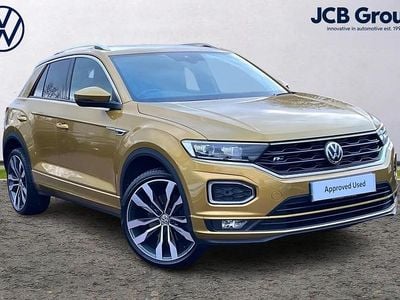 Yellow Used 2020 VW T-Roc R-line SUV | £18,490 (Good price)