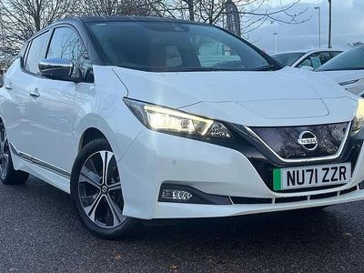 White Used 2021 Nissan Leaf Tekna Hatchback | £9,990 (Fair price)