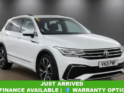 Used VW Tiguan R-line 150 HP (110 kW) 2021 White SUV