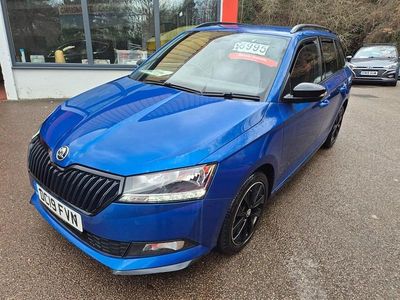 Used Skoda Fabia Monte Carlo 110 HP (80 kW) 2019 Blue Estate