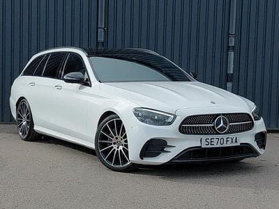 Used Mercedes E220 AMG line 194 HP (142 kW) 2021 White Estate