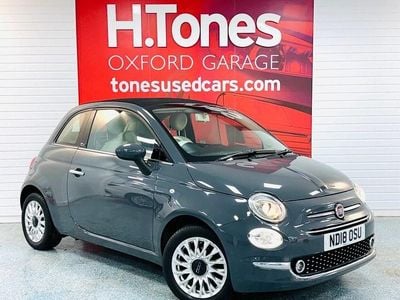 Grey Used 2018 Fiat 500C Lounge Cabriolet | £7,995 (Fair price)