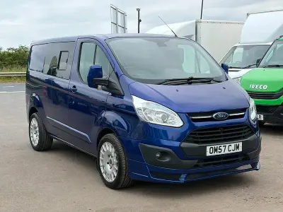 Used Ford Transit Custom 120 HP (88 kW) 2015 Blue Van