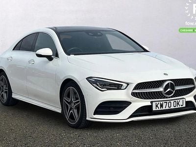 Used Mercedes CLA220 AMG Line Premium Plus 190 HP (139 kW) 2021 White Sedan