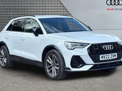 Used Audi Q3 Black Edition 190 HP (139 kW) 2022 White SUV