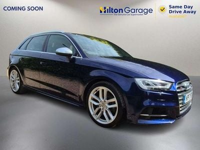 Begagnad Audi S3 Sportback Performance 2017 Blå Halvkombi