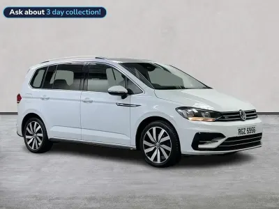 Used VW Touran R-line 150 HP (110 kW) 2020 White MPV